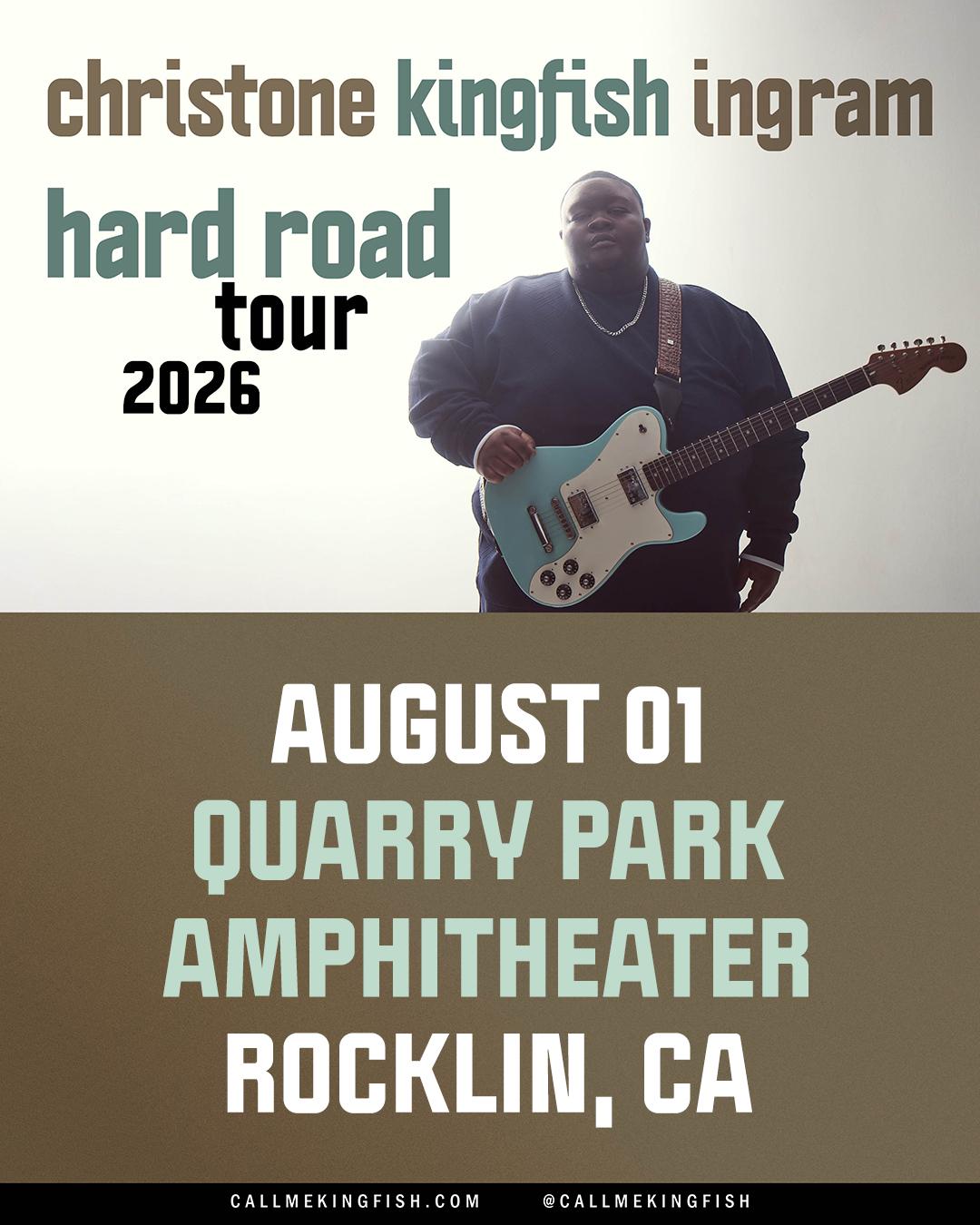 Christone Kingfish Ingram tour poster — 2026